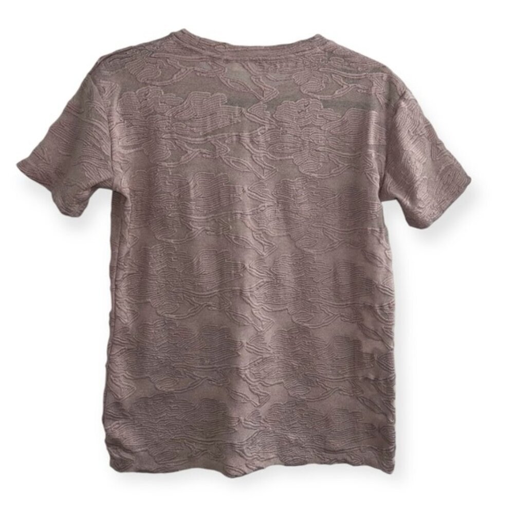 ARITZIA Wilfred flora lace semi-sheer Tarascon crewneck top blouse dust pink XXS - Picture 4 of 6